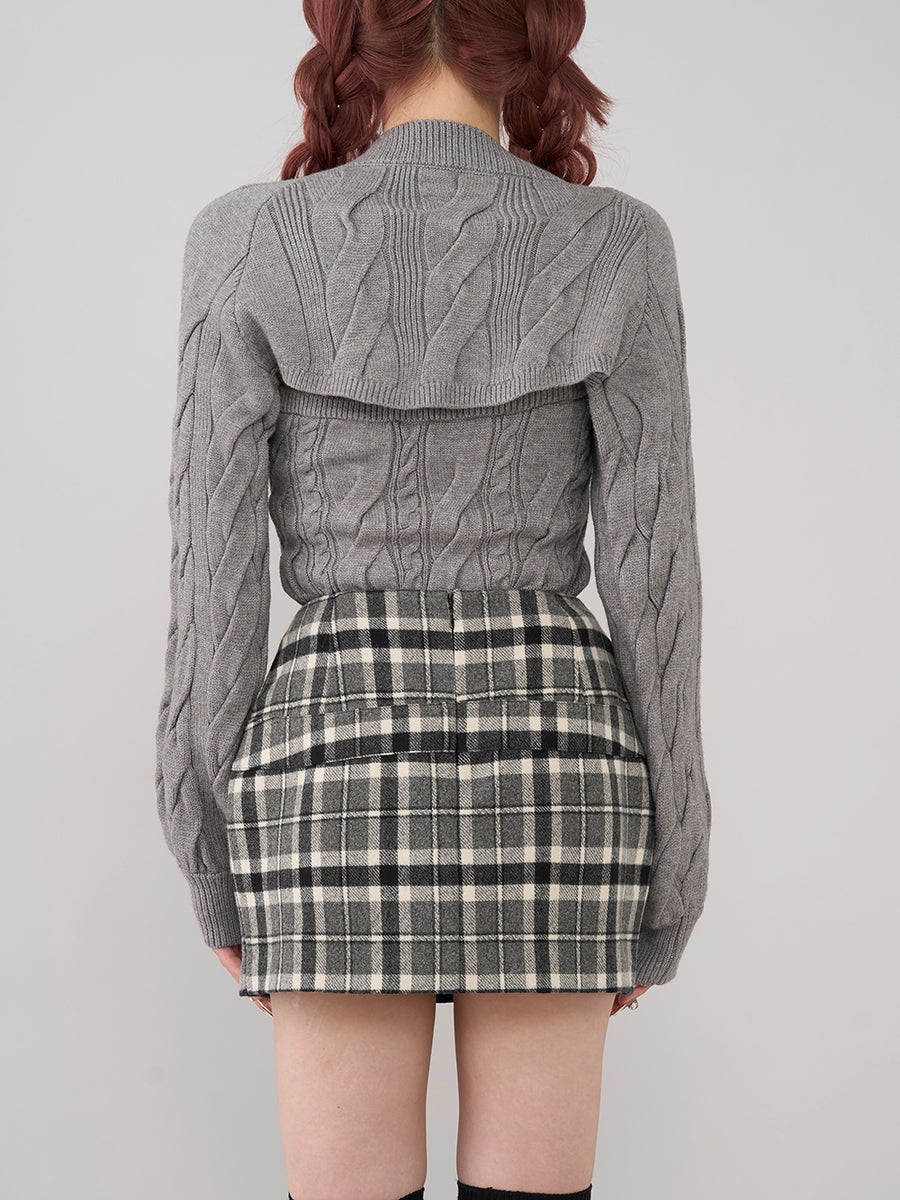モデル：165cm（着用サイズ：S　着用カラー：GRY）