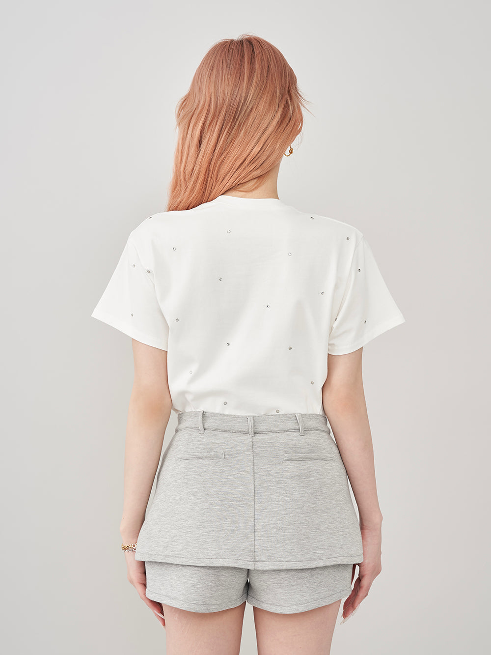 キルティングアップリケビジューTシャツ – Darich (ダーリッチ)