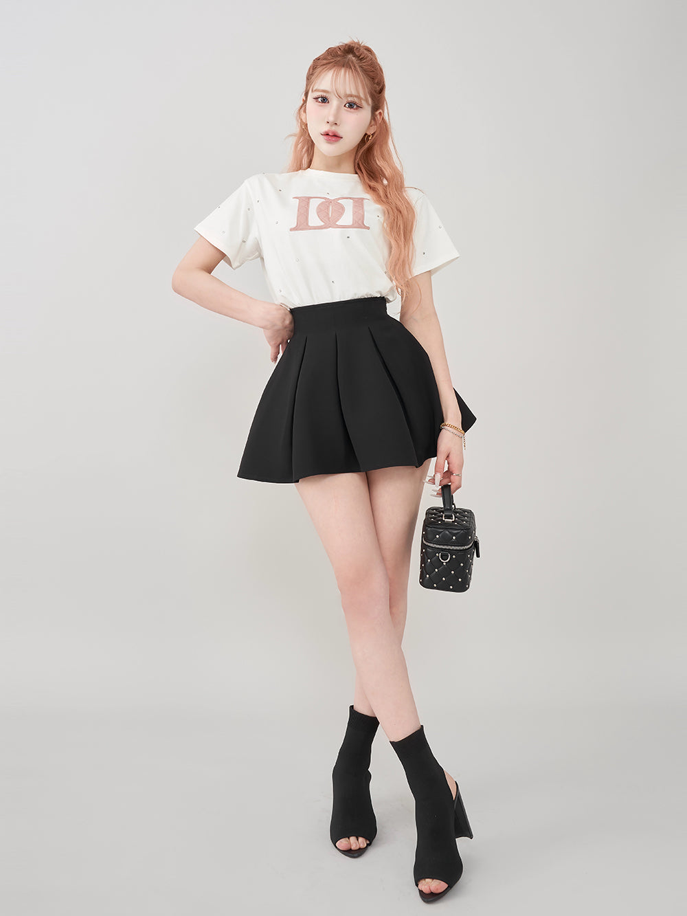 キルティングアップリケビジューTシャツ – Darich (ダーリッチ)