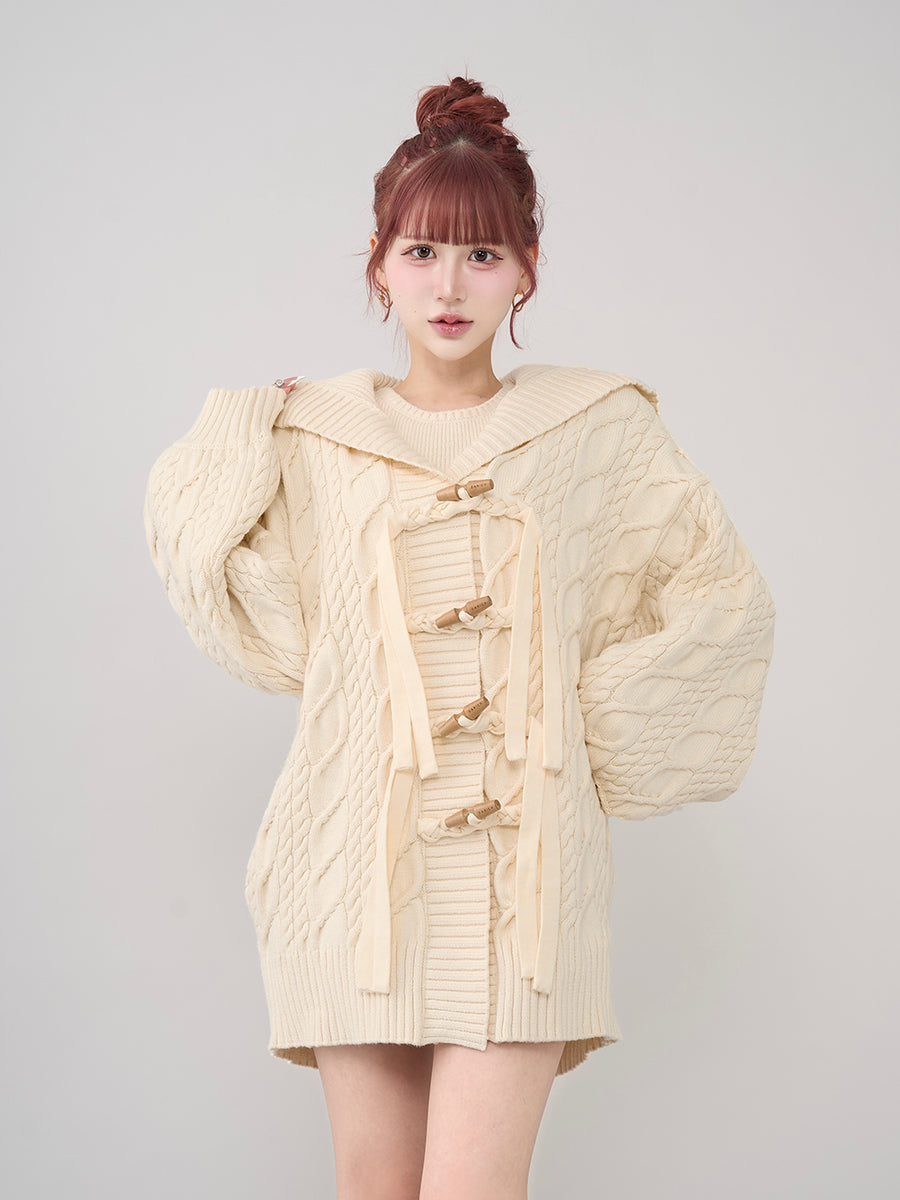 モデル：165cm（着用サイズ：FREE　着用カラー：IVO）