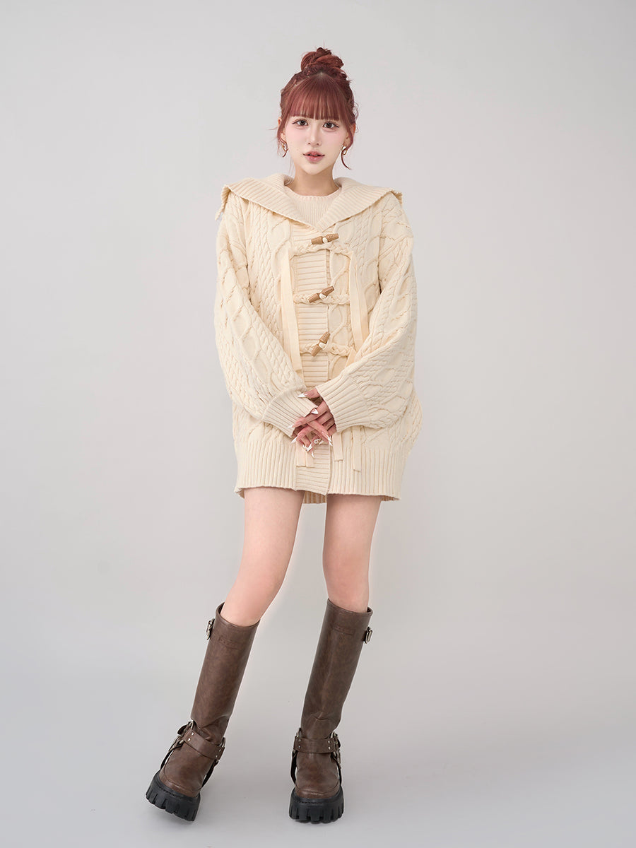 モデル：165cm（着用サイズ：FREE　着用カラー：IVO）