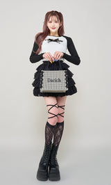 モデル：165cm（着用サイズ：FREE　着用カラー：WHT）