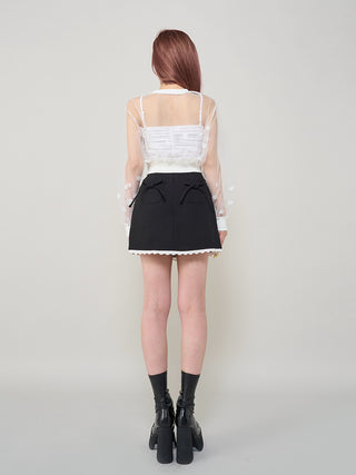 モデル：165cm（着用サイズ：M　着用カラー：BLK）