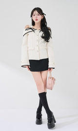 モデル：165cm（着用サイズ：FREE　着用カラー：BLK）