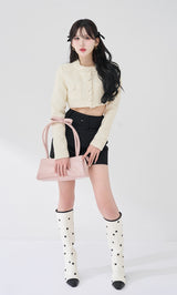 モデル：165cm（着用サイズ：FREE　着用カラー：IVO）