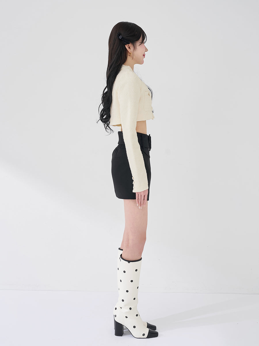 モデル：165cm（着用サイズ：FREE　着用カラー：IVO）