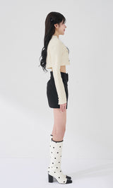 モデル：165cm（着用サイズ：FREE　着用カラー：IVO）