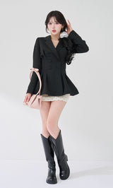 モデル：165cm（着用サイズ：FREE　着用カラー：WHT）