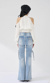 モデル：165cm（着用サイズ：FREE　着用カラー：WHT）