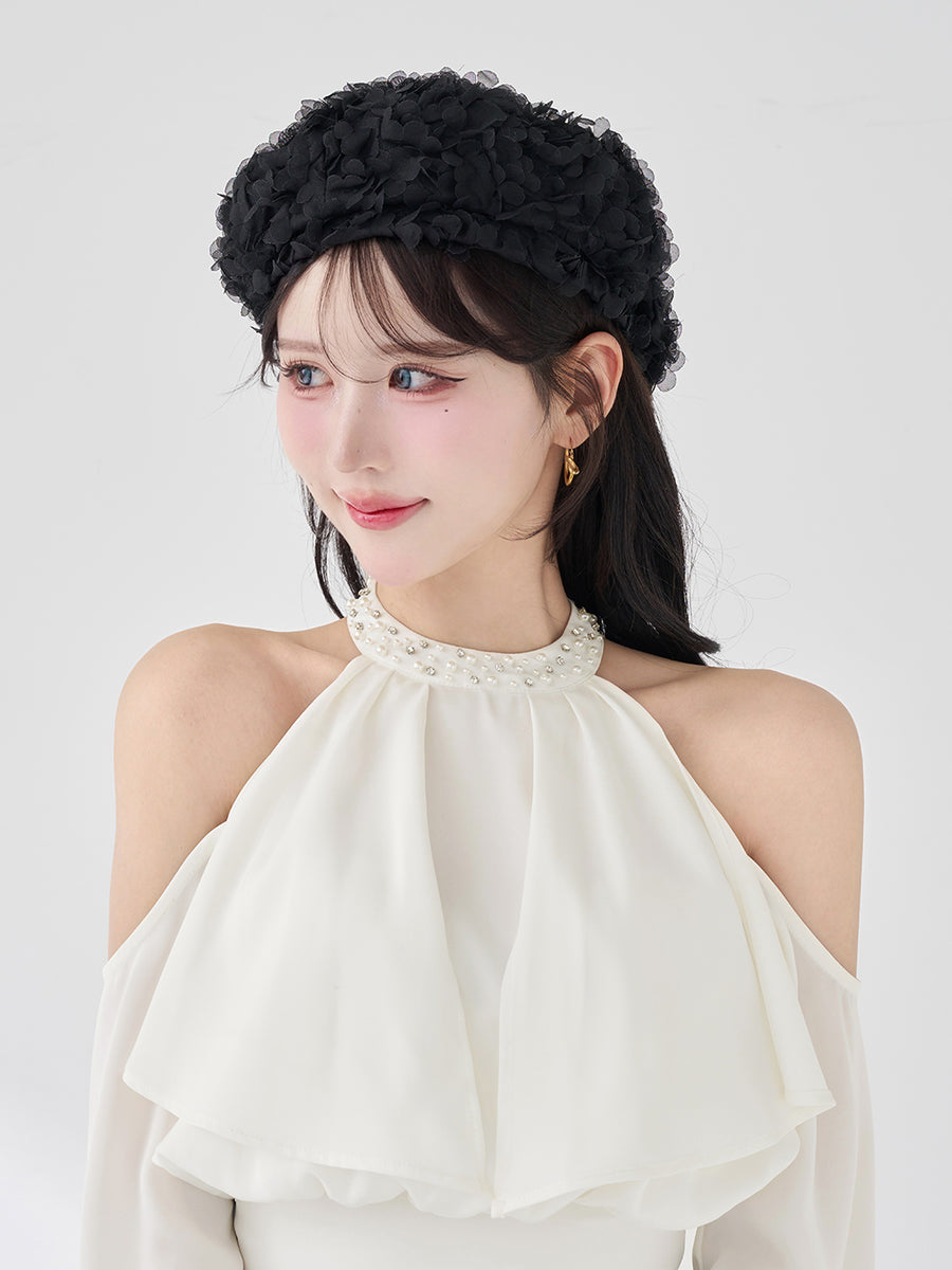 モデル：165cm（着用サイズ：FREE　着用カラー：WHT）