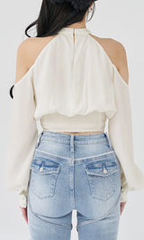 モデル：165cm（着用サイズ：FREE　着用カラー：WHT）