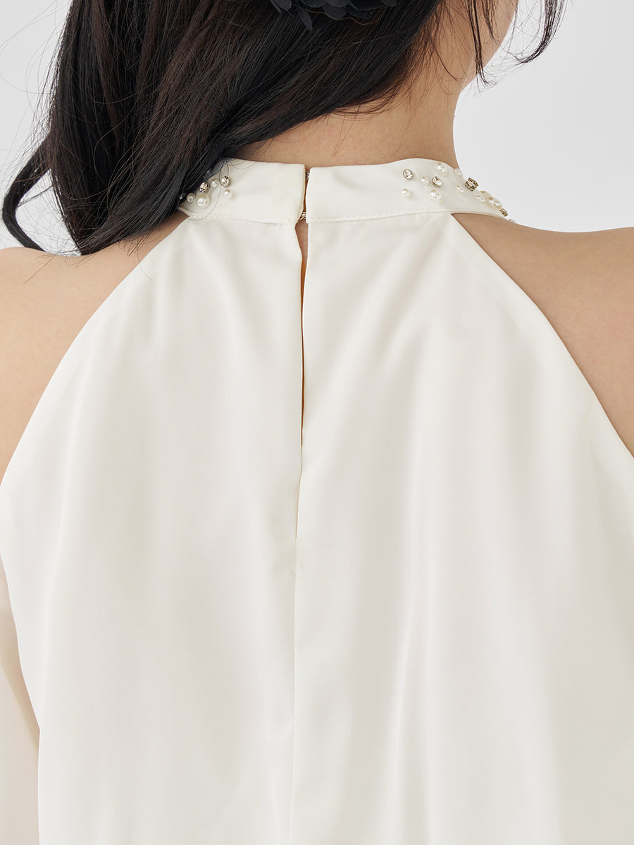 モデル：165cm（着用サイズ：FREE　着用カラー：WHT）