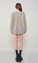 モデル：165cm（着用サイズ：FREE　着用カラー：GRY）
