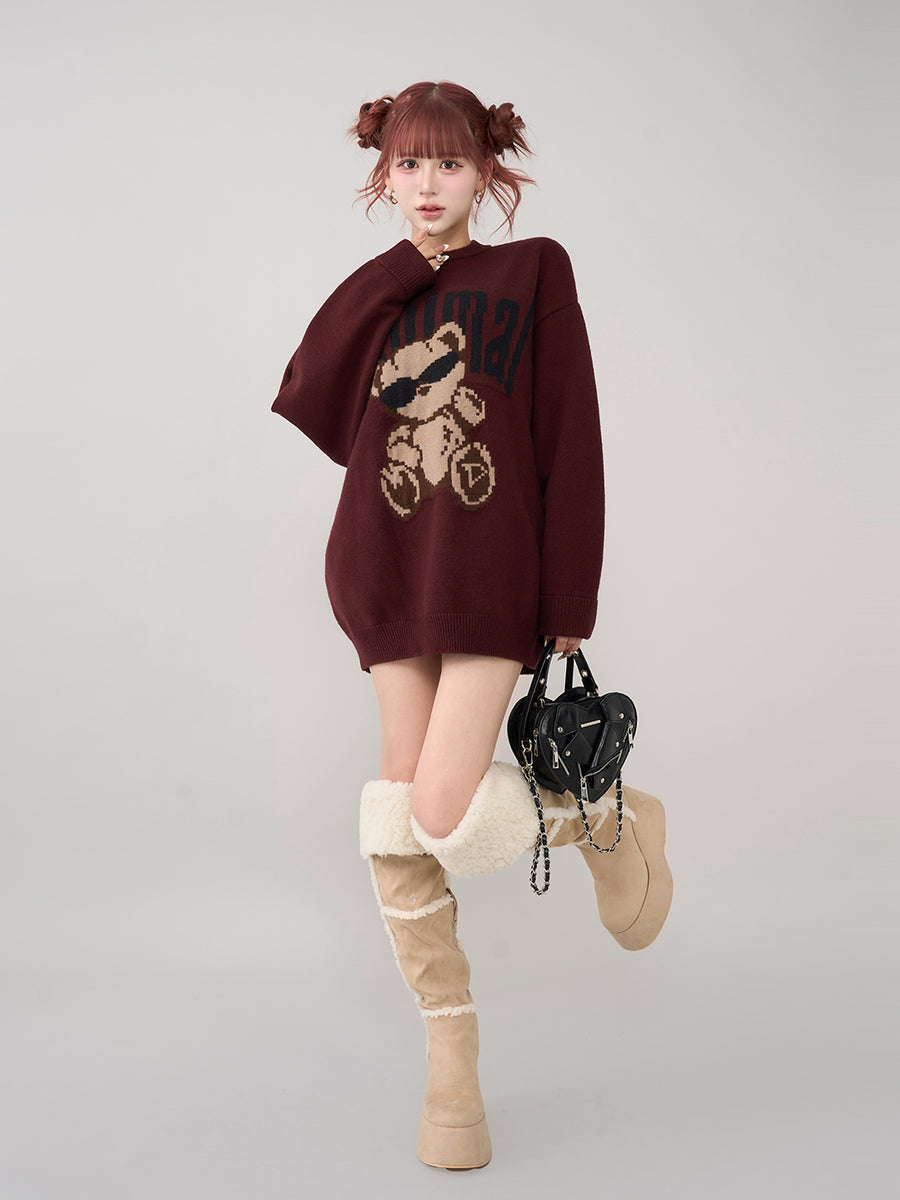 モデル：165cm（着用サイズ：FREE　着用カラー：BRD）