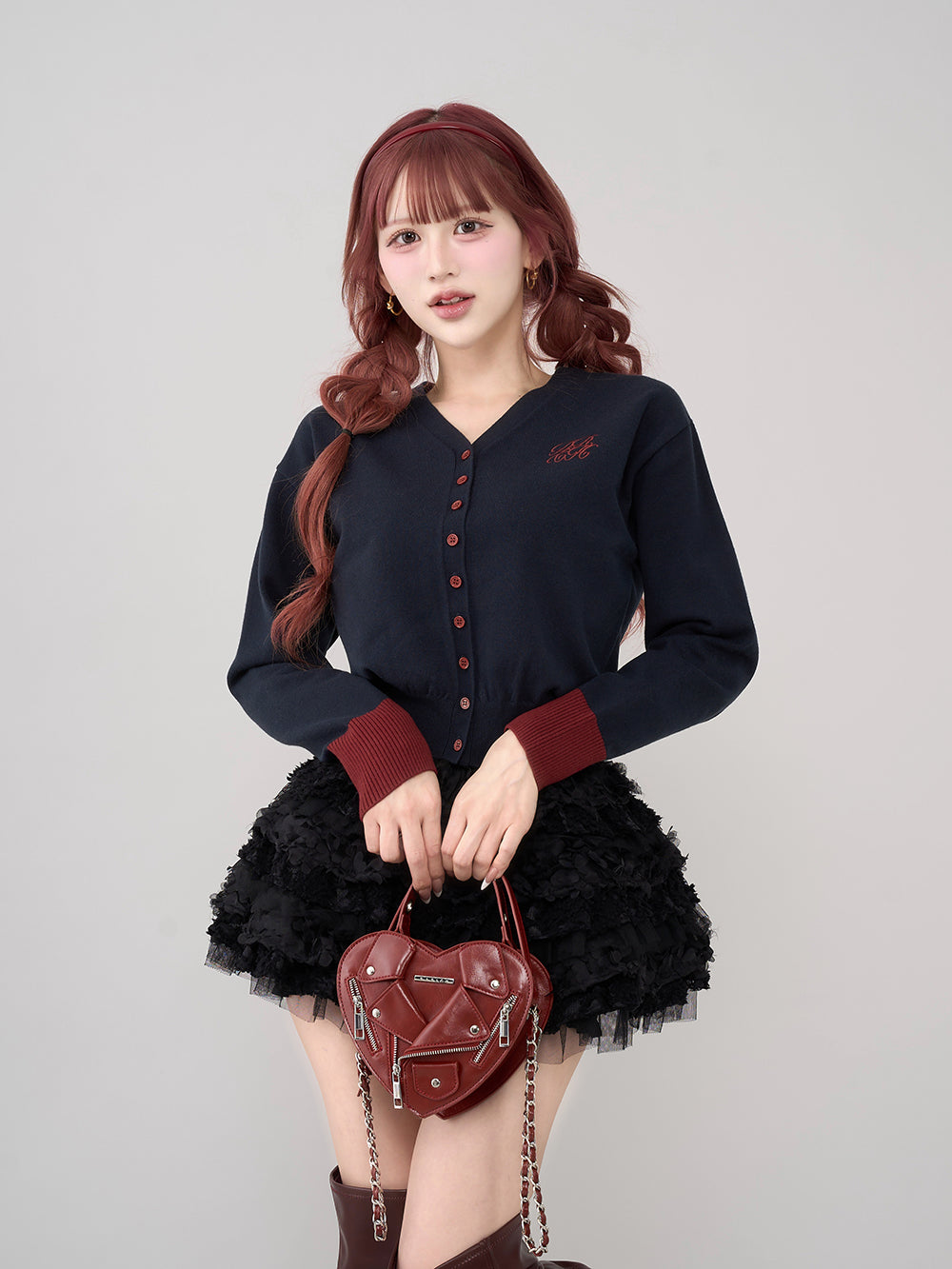 モデル：165cm（着用サイズ：FREE　着用カラー：NVY）