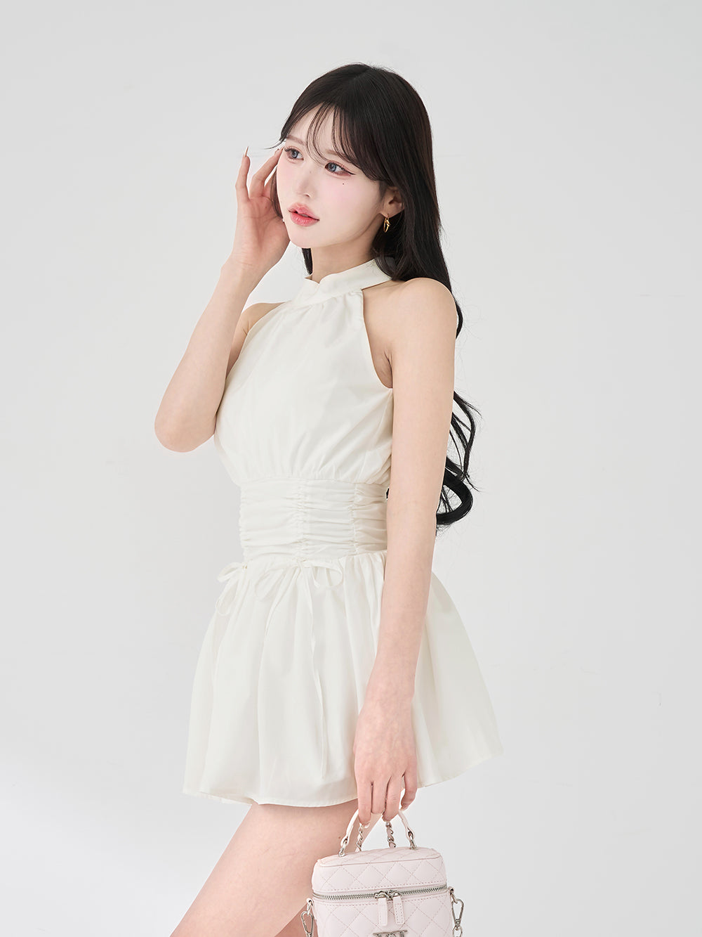 モデル：165cm（着用サイズ：FREE　着用カラー：WHT）