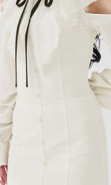 モデル：165cm（着用サイズ：FREE　着用カラー：WHT）