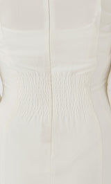 ショルダースカラップフリルシャツミニワンピース – Darich (ダーリッチ)