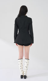 モデル：165cm（着用サイズ：FREE　着用カラー：BLK）