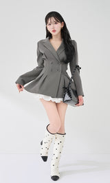 モデル：165cm（着用サイズ：FREE　着用カラー：GRY）