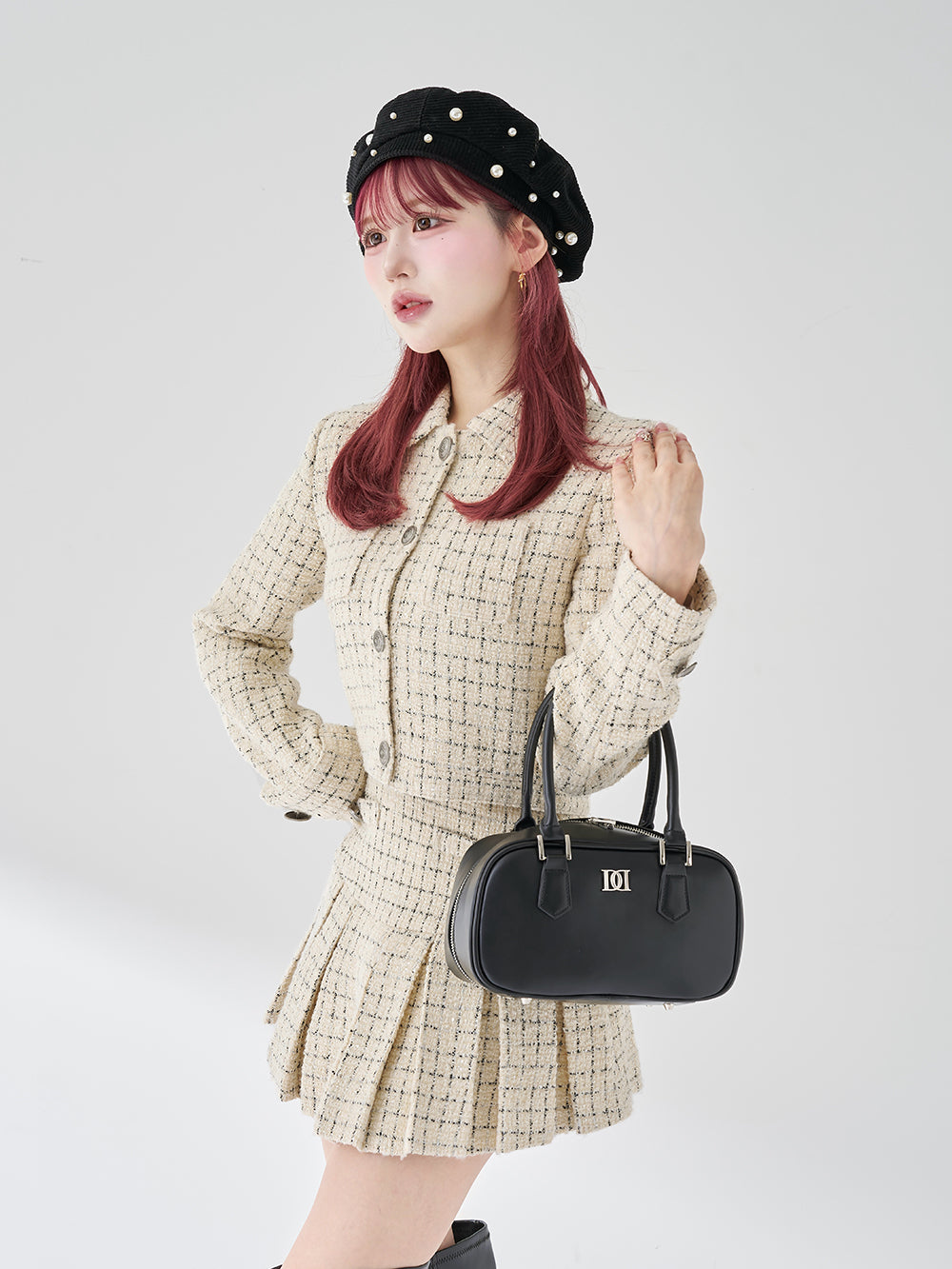 新品未開封】 Darich DDロゴレザーハンドバッグ BRN DDロゴレザー