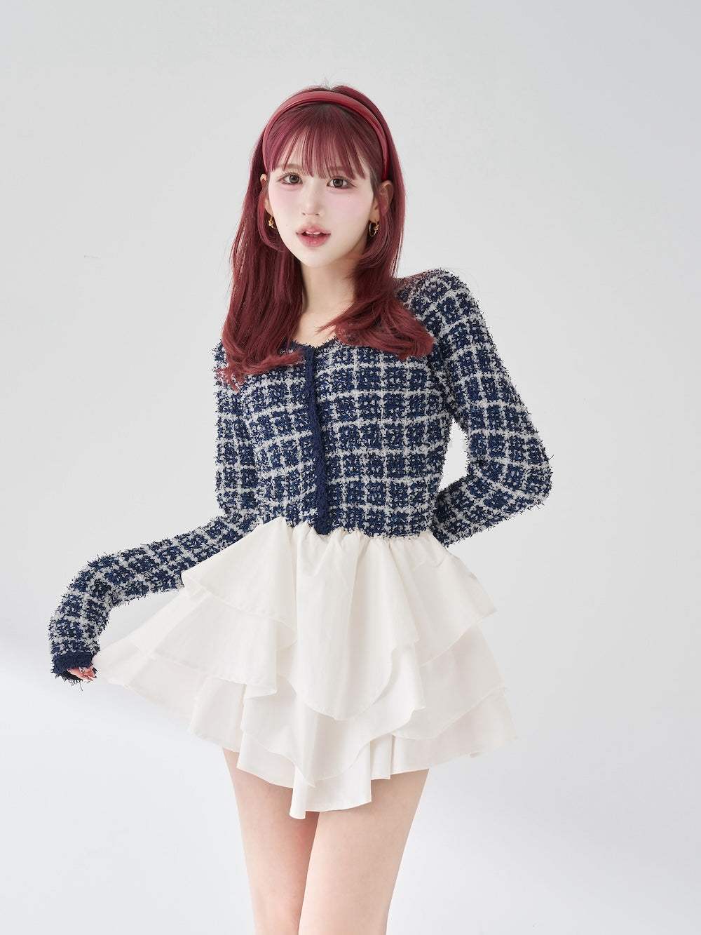 モデル：165cm（着用サイズ：FREE　着用カラー：NVY）