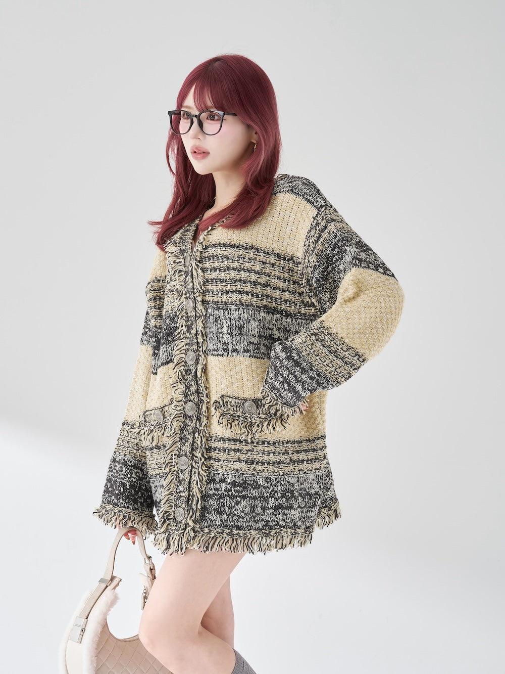 モデル：165cm（着用サイズ：FREE　着用カラー：YEL）