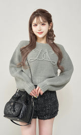 モデル：165cm（着用サイズ：FREE　着用カラー：GRY）