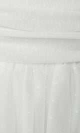 モデル：165cm（着用サイズ：S　着用カラー：WHT）