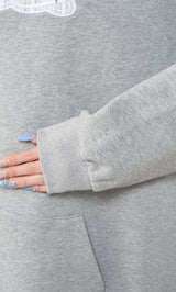 モデル：165cm（着用サイズ：FREE　着用カラー：GRY）