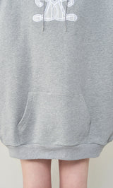 モデル：165cm（着用サイズ：FREE　着用カラー：GRY）