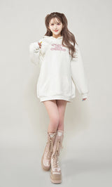 モデル：165cm（着用サイズ：FREE　着用カラー：WHT）