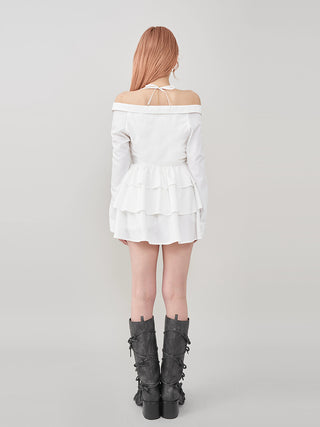 モデル：165cm（着用サイズ：FREE　着用カラー：WHT）
