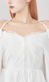 モデル：165cm（着用サイズ：FREE　着用カラー：WHT）