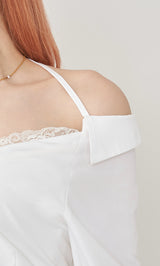 モデル：165cm（着用サイズ：FREE　着用カラー：WHT）