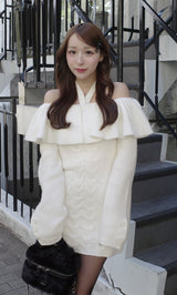 モデル：156cm（着用サイズ：FREE　着用カラー：IVO）