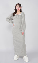 モデル：156cm（着用サイズ：FREE　着用カラー：GRY）