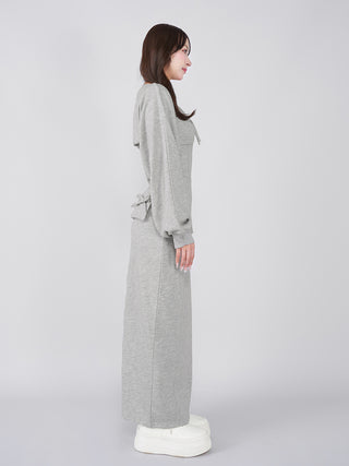 モデル：156cm（着用サイズ：FREE　着用カラー：GRY）