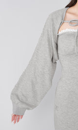 モデル：156cm（着用サイズ：FREE　着用カラー：GRY）