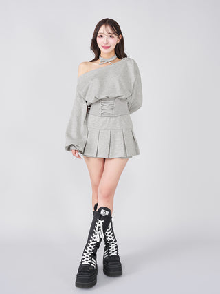 モデル：156cm（着用サイズ：FREE　着用カラー：GRY）