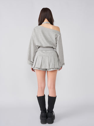 モデル：156cm（着用サイズ：FREE　着用カラー：GRY）