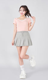 モデル：156cm（着用サイズ：FREE　着用カラー：GRY）
