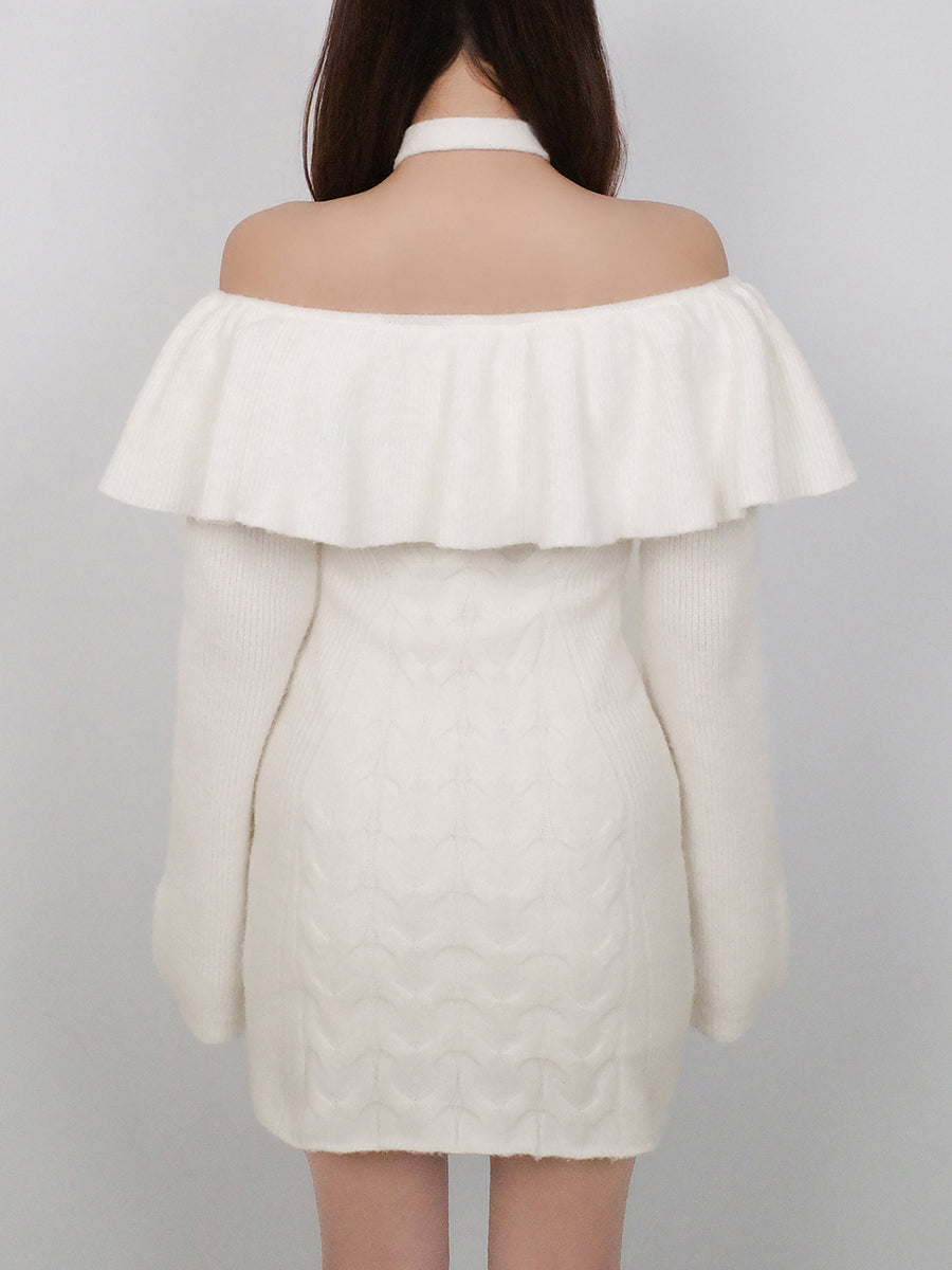 モデル：156cm（着用サイズ：FREE　着用カラー：IVO）