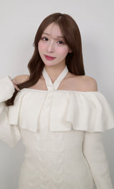 モデル：156cm（着用サイズ：FREE　着用カラー：IVO）