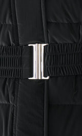 モデル：156cm（着用サイズ：S　着用カラー：BLK）