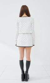 モデル：156cm（着用サイズ：FREE　着用カラー：WHT）