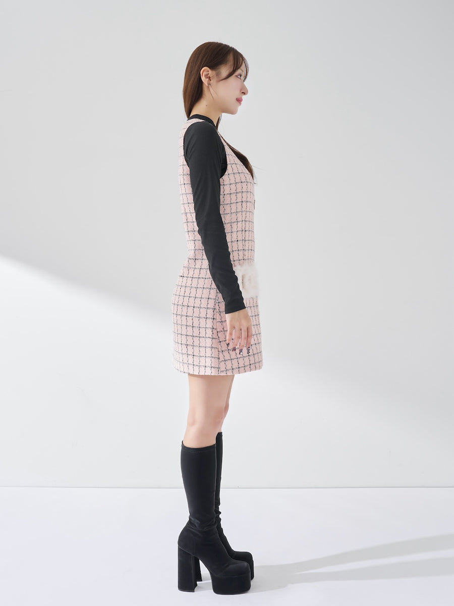 モデル：156cm（着用サイズ：FREE　着用カラー：PNK）