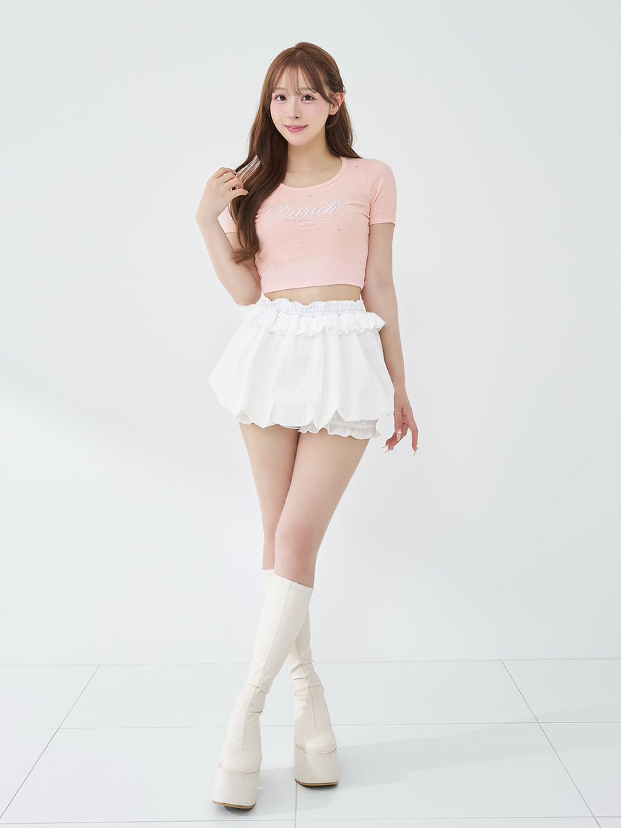 モデル：156cm（着用サイズ：FREE　着用カラー：PNK）