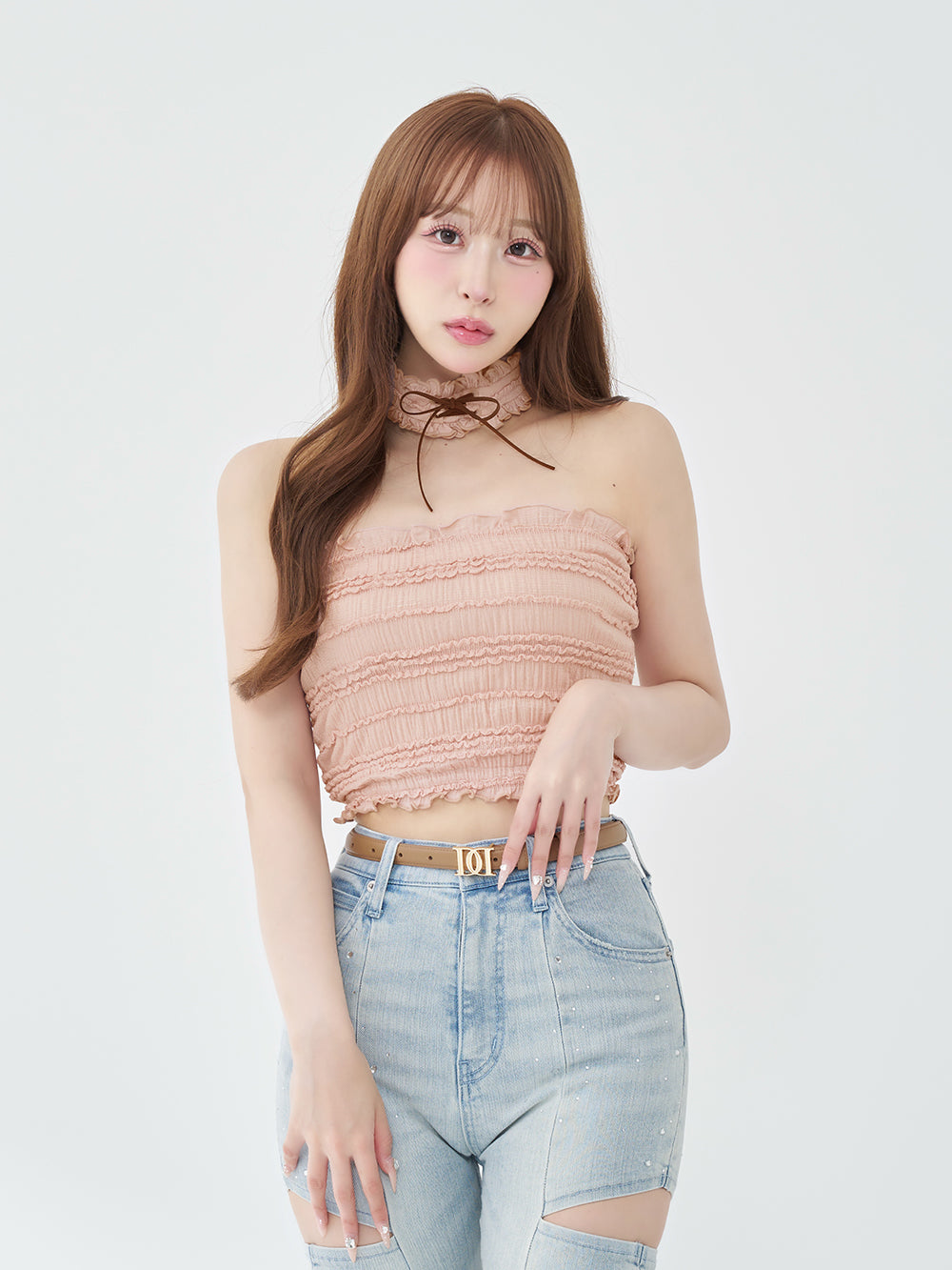 meltthelady コントラストステッチニット レザーライクショートパンツ ダブルクロスベルトショートパンツ – Darich