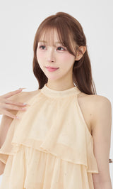 モデル：156cm（着用サイズ：FREE　着用カラー：IVO）